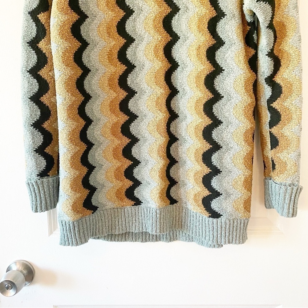 SHOW ME YOUR MUMU Comfy Retro Wave Knit Sweater 70’s - Picture 7 of 12